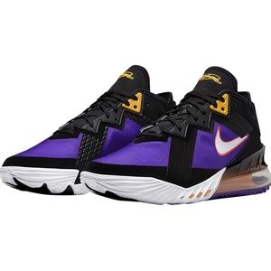 Men's Nike Lebron XVIII Low "ACG Terra" Black/White-Fierce Purple